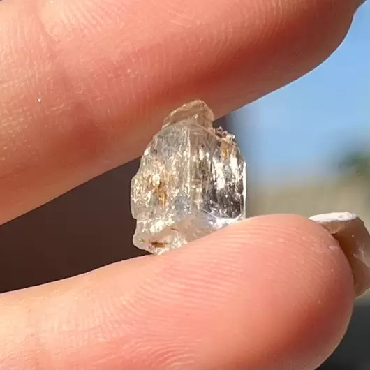 Fenacit Nigerian, cristal natural unicat, B47