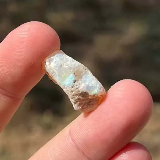 Opal de foc AAA, cristal natural unicat, A37, imagine 2