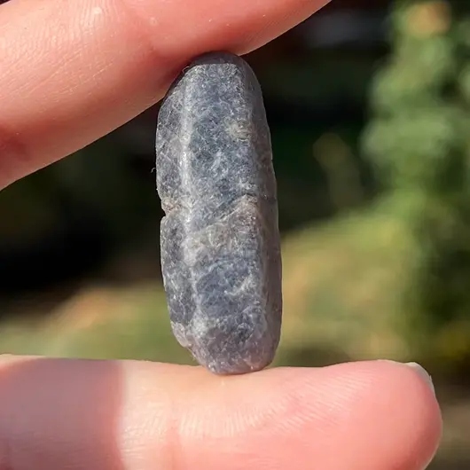 Safir albastru, cristal natural unicat, C10