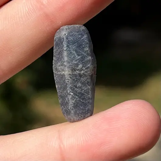 Safir albastru, cristal natural unicat, C25
