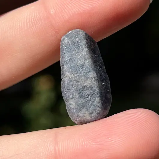 Safir albastru, cristal natural unicat, C37