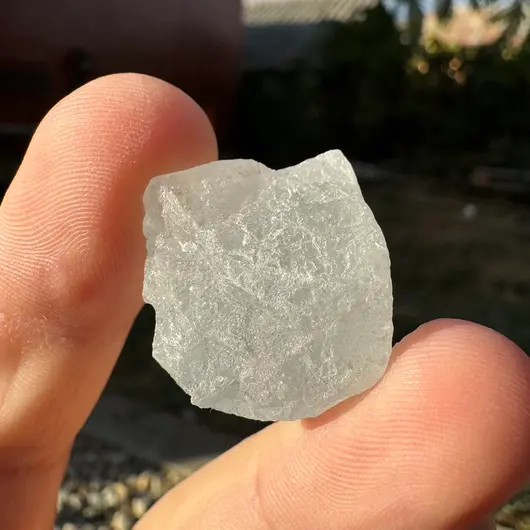 Acvamarin Pakistan, cristal natural unicat, C35