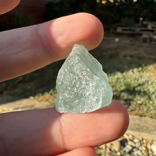 Acvamarin Pakistan, cristal natural unicat, C4, imagine 2