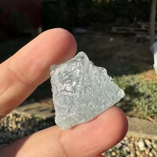 Acvamarin Pakistan, cristal natural unicat, C14, imagine 2