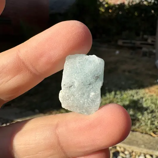 Acvamarin Pakistan, cristal natural unicat, C16, imagine 2