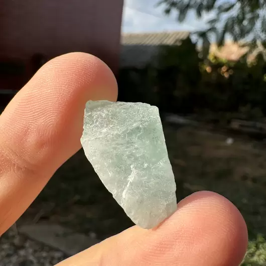 Acvamarin Pakistan, cristal natural unicat, C47, imagine 2