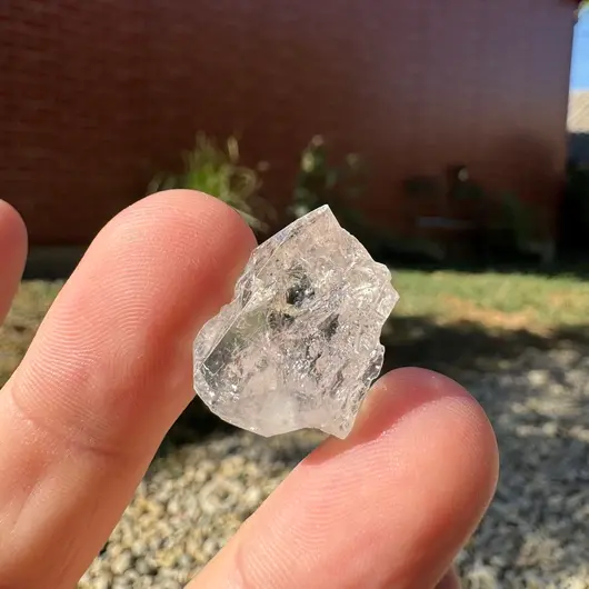 Diamant Herkimer, cristal natural unicat, B19