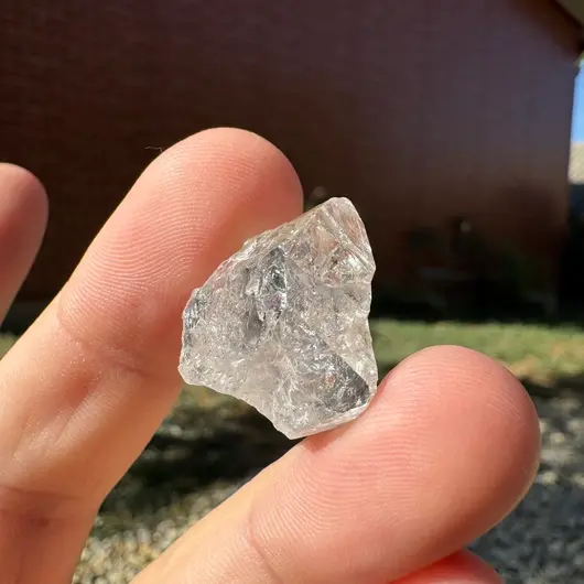Diamant Herkimer, cristal natural unicat, B19, imagine 2