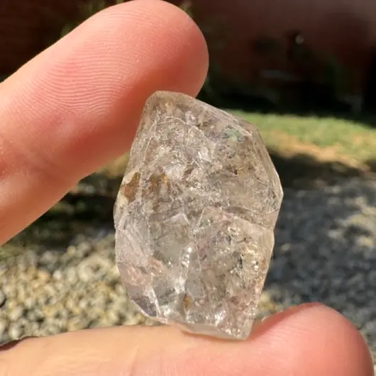 Diamant Herkimer, cristal natural unicat, B26, imagine 2