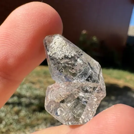 Diamant Herkimer, cristal natural unicat, B43, imagine 2