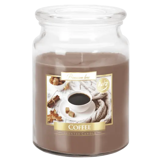 Lumanare parfumata Bispol borcan Premium line - Coffee