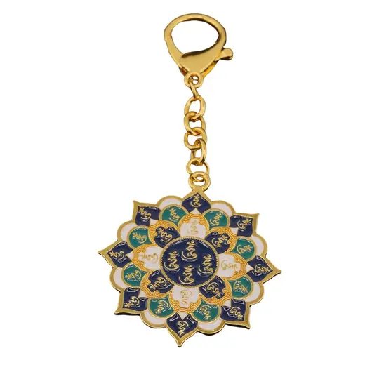 Amuleta Feng Shui de protectie cu silaba HUM, 2024, imagine 4
