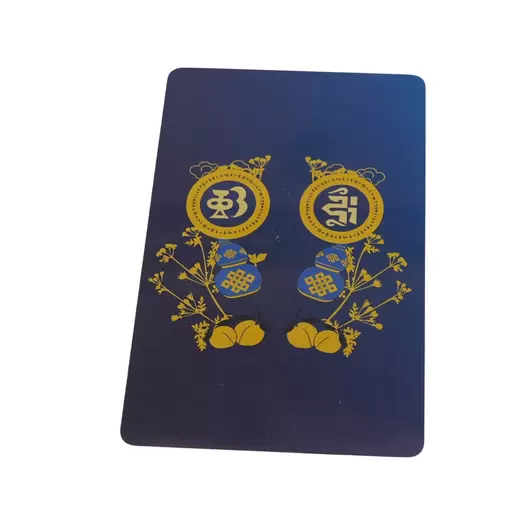 Card Feng Shui din plastic Buddha Medicine 2024, imagine 2
