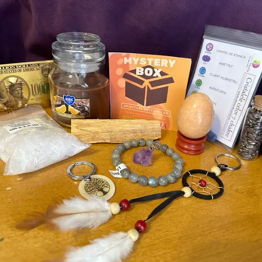 Mystery Box - Spiritual Edition 99 (cutie misterioasa cu produse spirituale surpriza), Alege valoarea: Spiritual edition 99, imagine 12