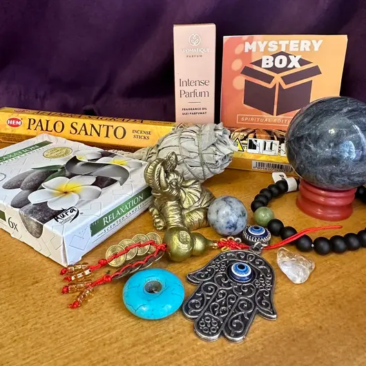 Mystery Box - Spiritual Edition 99 (cutie misterioasa cu produse spirituale surpriza), Alege valoarea: Spiritual edition 99, imagine 10