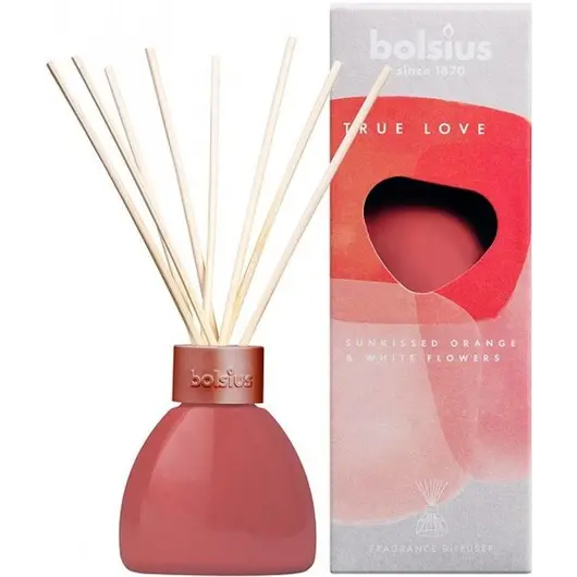 Odorizant Difuzor cu betisoare pentru casa True Bolsius - Love, 45ml