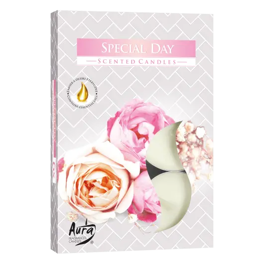 Set 6 pastile lumanari parfumate Bispol - Special Day