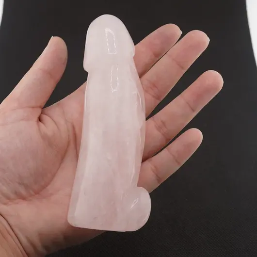 Statueta falus Cuart roz - 12,5cm, C9