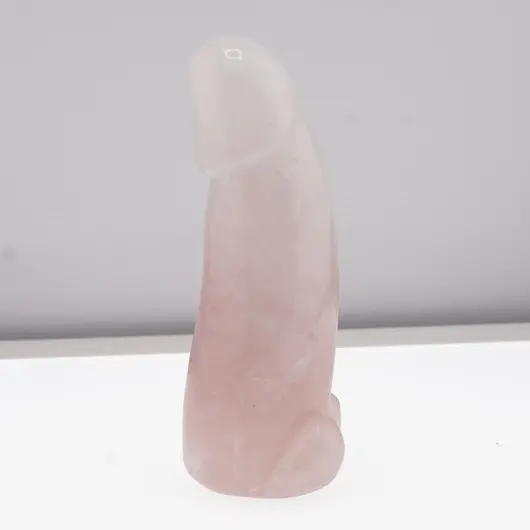 Statueta falus Cuart roz - 14cm, C8, imagine 2