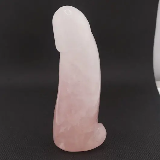 Statueta falus Cuart roz - 14cm, C8