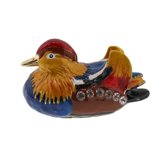 Statueta Pereche de rate mandarine – colorate 2024, imagine 5