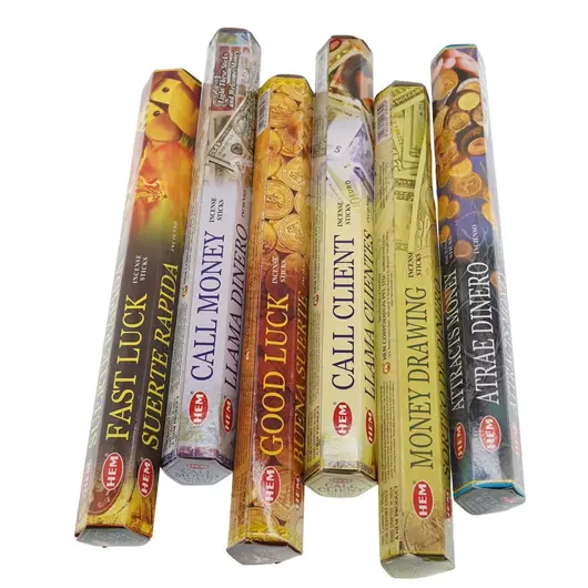 Betisoare parfumate Hem Money Series, 6 pachete, imagine 3