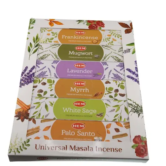 Betisoare parfumate Hem Universal Masala Incense, 6 pachete, imagine 2