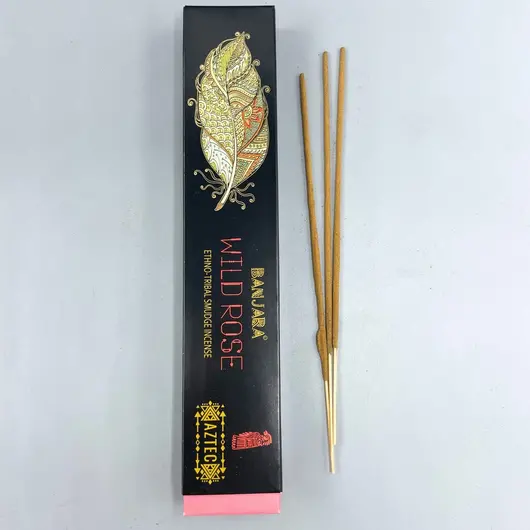 Betisoare Parfumate Tribale Banjara - Trandafir Salbatic, 10 buc, imagine 2