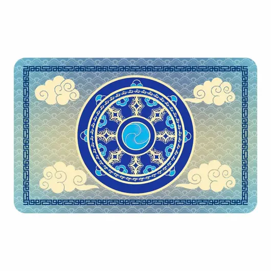 Card Feng Shui din plastic cei trei gardieni celesti 2024, imagine 2