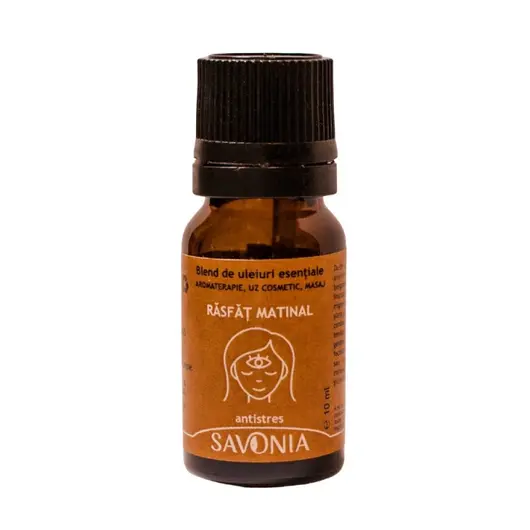 Ulei esential natural blend Savonia Rasfat Matinal - Antistres, 10ml