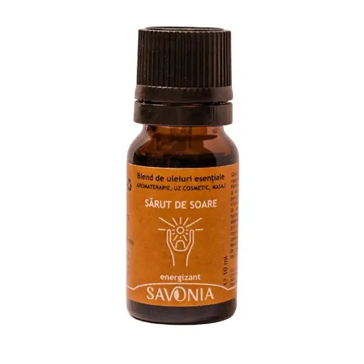 Ulei esential natural blend Savonia Sarut de Soare - Energizant, 10ml