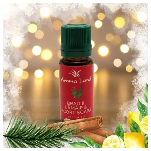 Ulei parfumat aromaterapie Brad si Lamaie si Scortisoara 10ml - Aroma Land, imagine 2