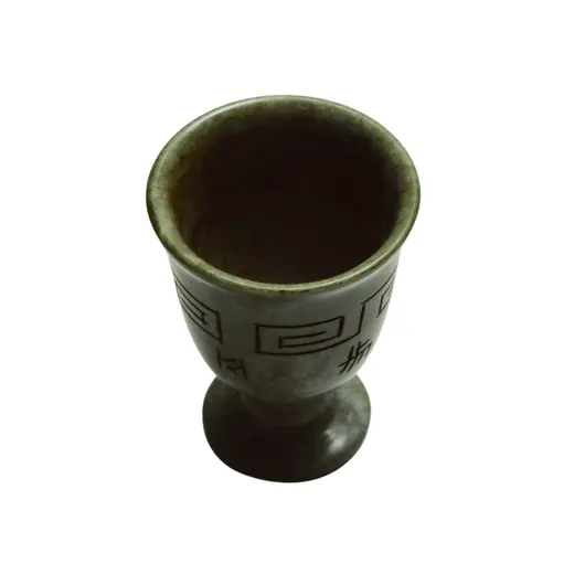 Pahar Feng Shui din Jad, 7cm, imagine 2