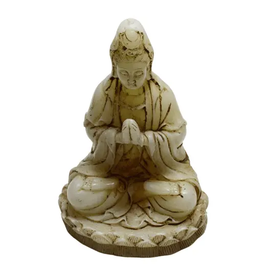 Statueta Feng Shui din jad Bodhisattva, 16cm, imagine 2