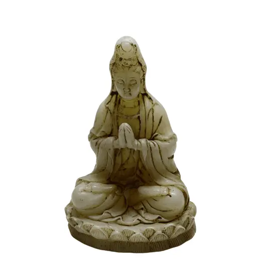 Statueta Feng Shui din jad Bodhisattva, 16cm