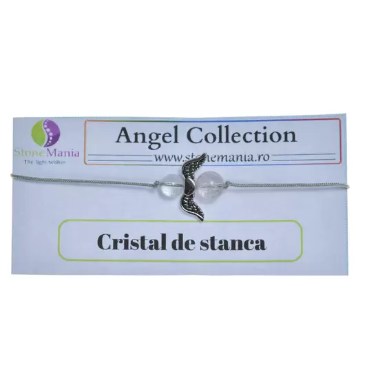 Bratara Therapy Angel Collection Cristal de stanca, 6-8mm