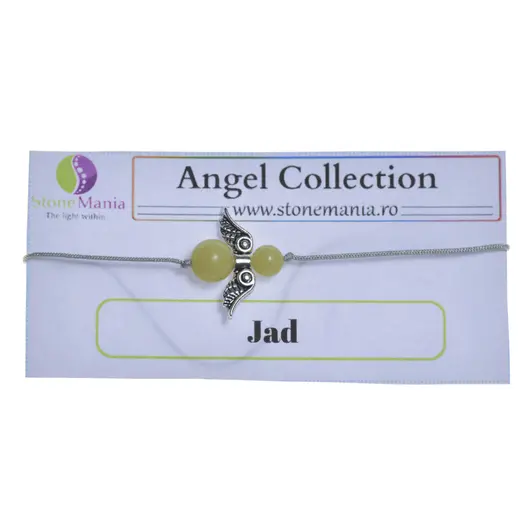 Bratara Therapy Angel Collection Jad, 6-8mm