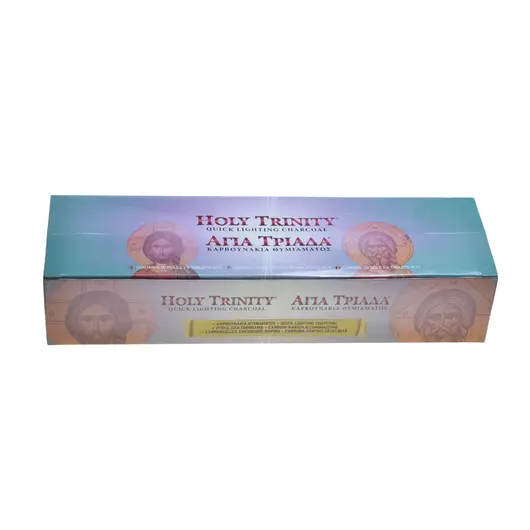 Cutie carbuni pentru ardere tamaie Holy Trinity- tub 6 pastile, 27mm (20 tuburi)