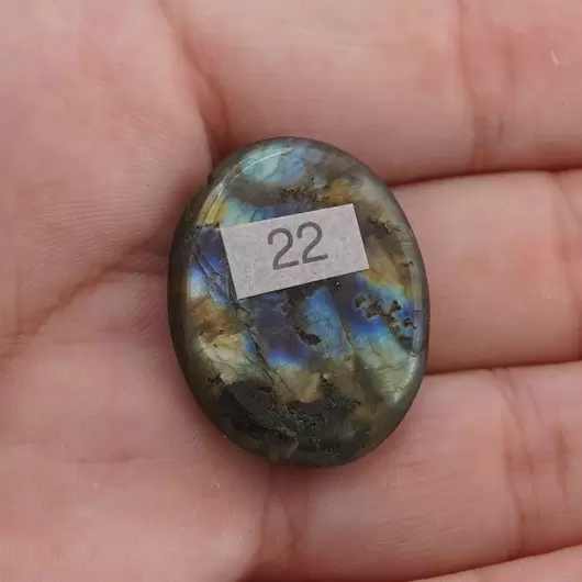 Labradorit, cristal natural unicat, A22, imagine 2