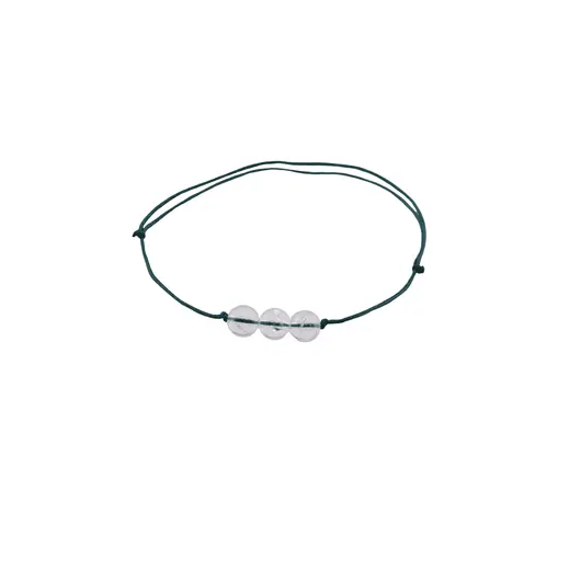 Bratara cu snur Cristal de Stanca sfere, 6-7mm, imagine 2