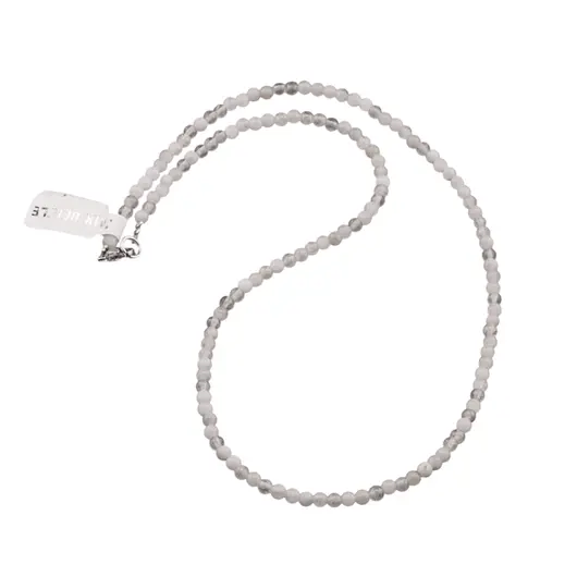Colier cristale naturale Mix Berile sfere, 3-4mm