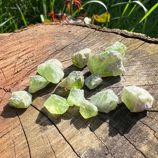 Peridot lot 8-20mm, 10g, imagine 2