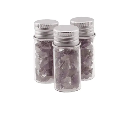 Sticla cu cristale naturale Ametist brut, mica - 4cm, imagine 2