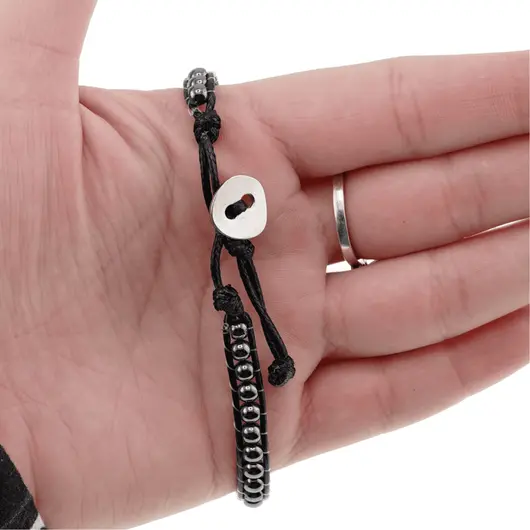 Bratara wrap Hematit sfere 4mm, imagine 3