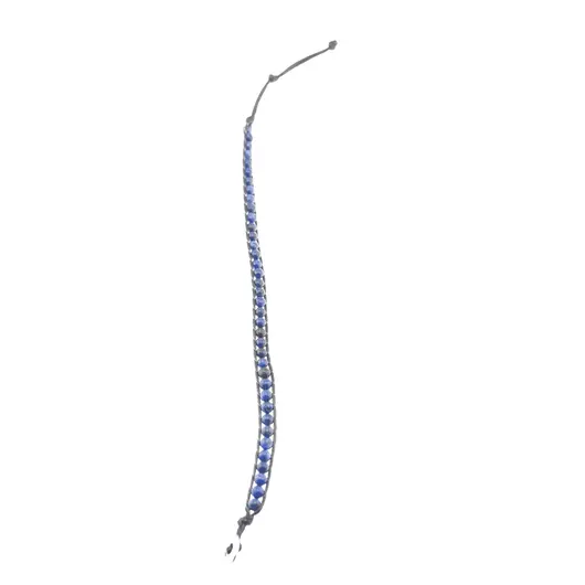 Bratara wrap Lapis Lazuli sfere 5mm, imagine 4