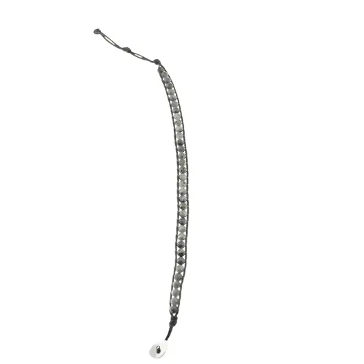 Bratara wrap Larvikit sfere 5mm, imagine 4