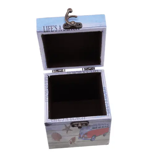 Cutie din lemn pentru depozitare cu inchizatoare 10cm x 10cm, imagine 4