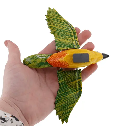 Magnet papagal Macaw galben, 12cm, imagine 4