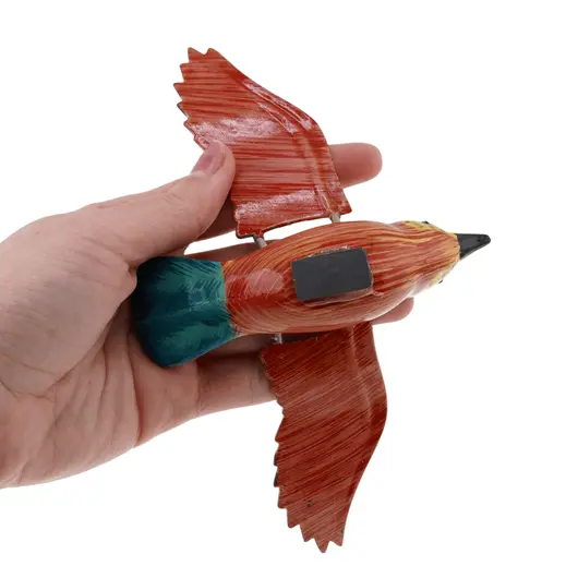 Magnet papagal multicolor, 10cm, imagine 4