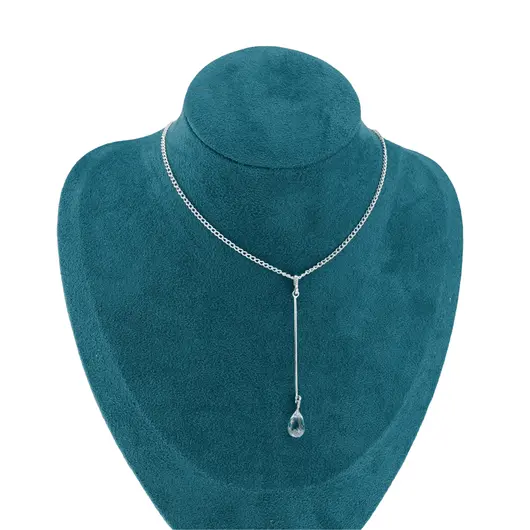 Pandantiv Topaz cu lantisor din Argint 925, 65mm, imagine 2